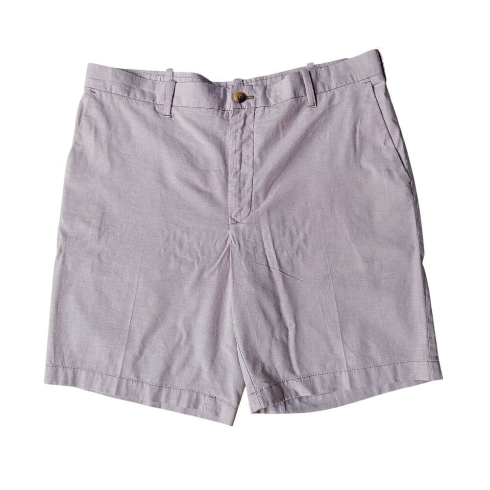 IZOD Men’s Linen-Blend Chino Shorts Sz 36